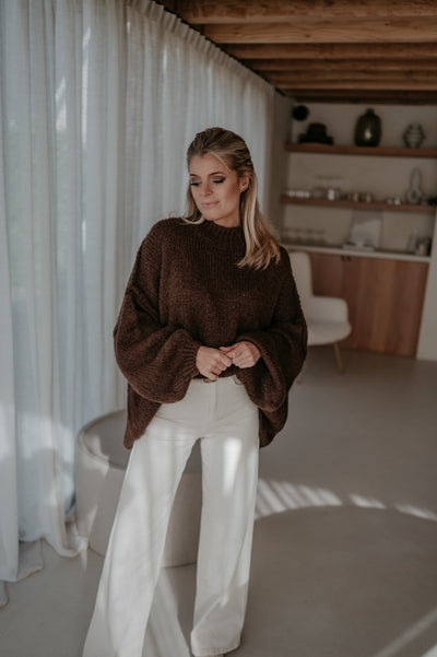 Arte knit I Chocolate Brown - Wild Souls by JV® - Knits
