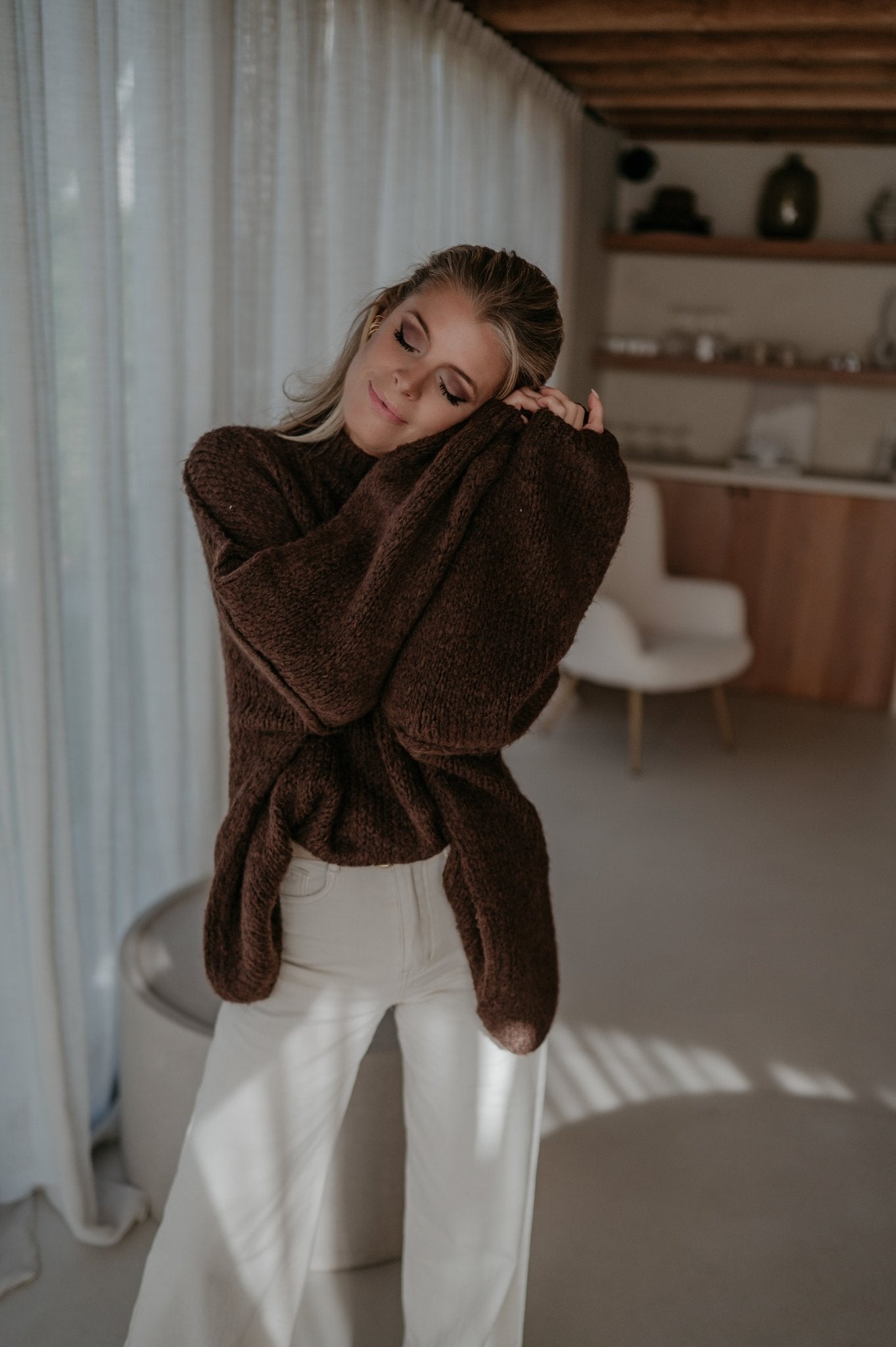 Arte knit I Chocolate Brown - Wild Souls by JV® - Knits