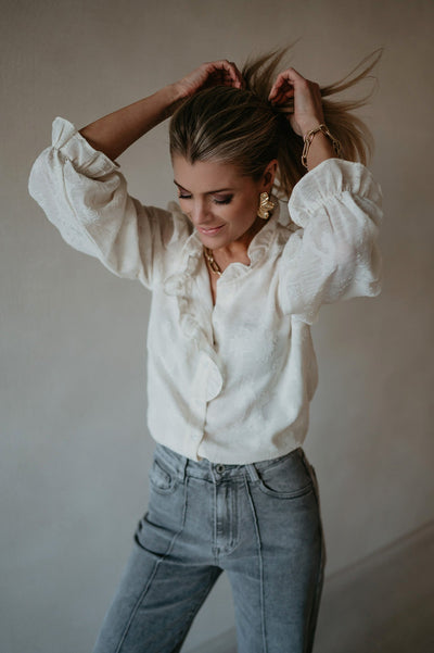 Attuale blouse I Beige - Wild Souls by JV® - Blouses