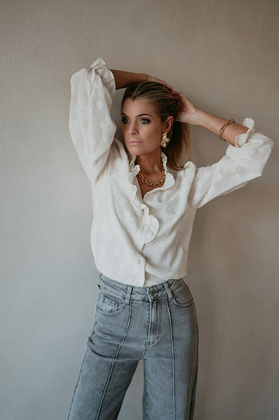 Attuale blouse I Beige - Wild Souls by JV® - Blouses
