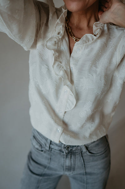 Attuale blouse I Beige - Wild Souls by JV® - Blouses