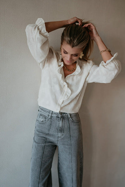 Attuale blouse I Beige - Wild Souls by JV® - Blouses