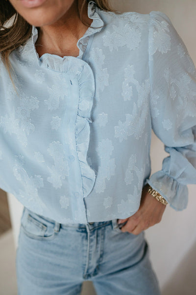 Attuale blouse I Blue - Wild Souls by JV® - Blouses