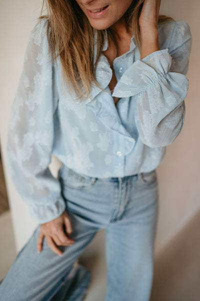 Attuale blouse I Blue - Wild Souls by JV® - Blouses