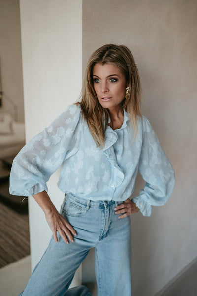 Attuale blouse I Blue - Wild Souls by JV® - Blouses