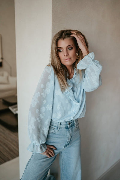 Attuale blouse I Blue - Wild Souls by JV® - Blouses