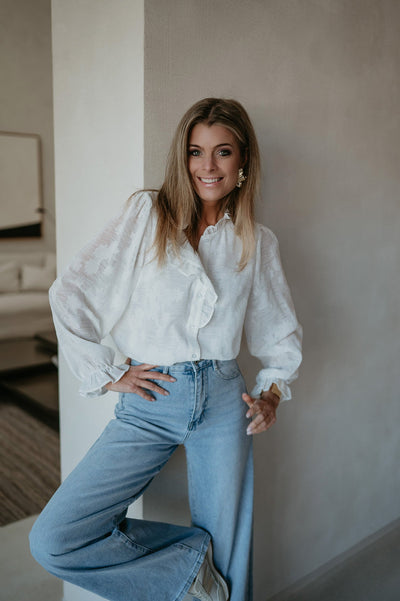Attuale blouse I White - Wild Souls by JV® - Blouses
