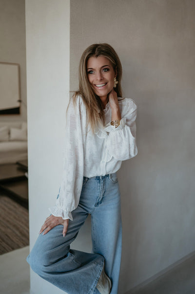 Attuale blouse I White - Wild Souls by JV® - Blouses