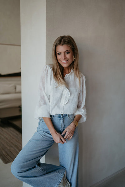 Attuale blouse I White - Wild Souls by JV® - Blouses