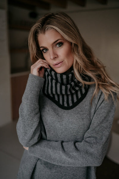 Atture scarf I Black & Grey - Wild Souls by JV® - 