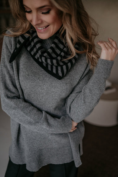 Atture scarf I Black & Grey - Wild Souls by JV® - 