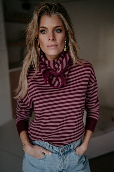 Atture scarf I Burgundy & rose - Wild Souls by JV® - 