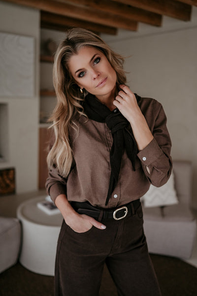 Atture scarf I Chocolate Brown - Wild Souls by JV® - 