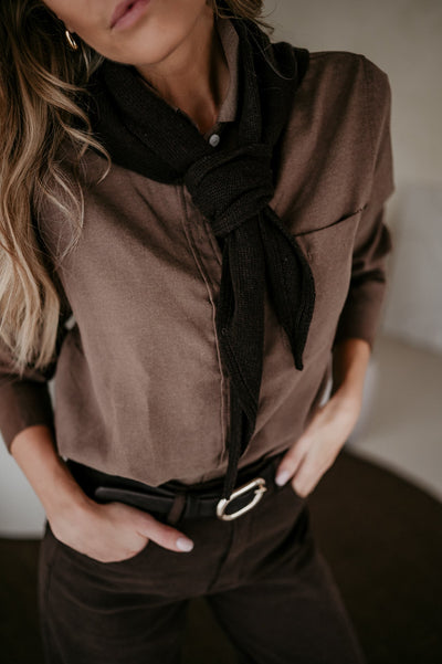 Atture scarf I Chocolate Brown - Wild Souls by JV® - 