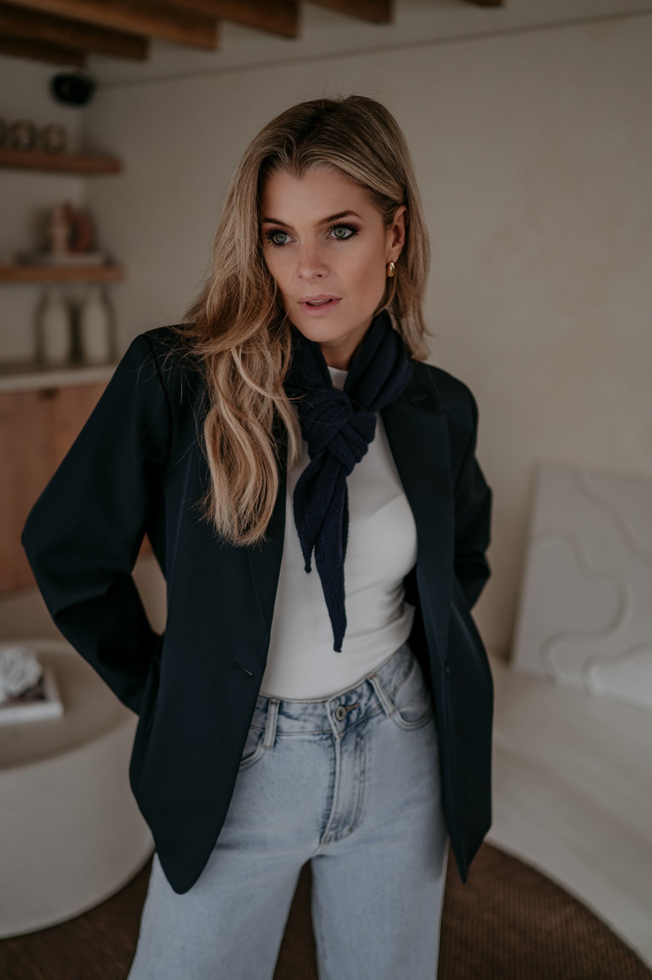 Atture scarf I Navy Blue - Wild Souls by JV® - 