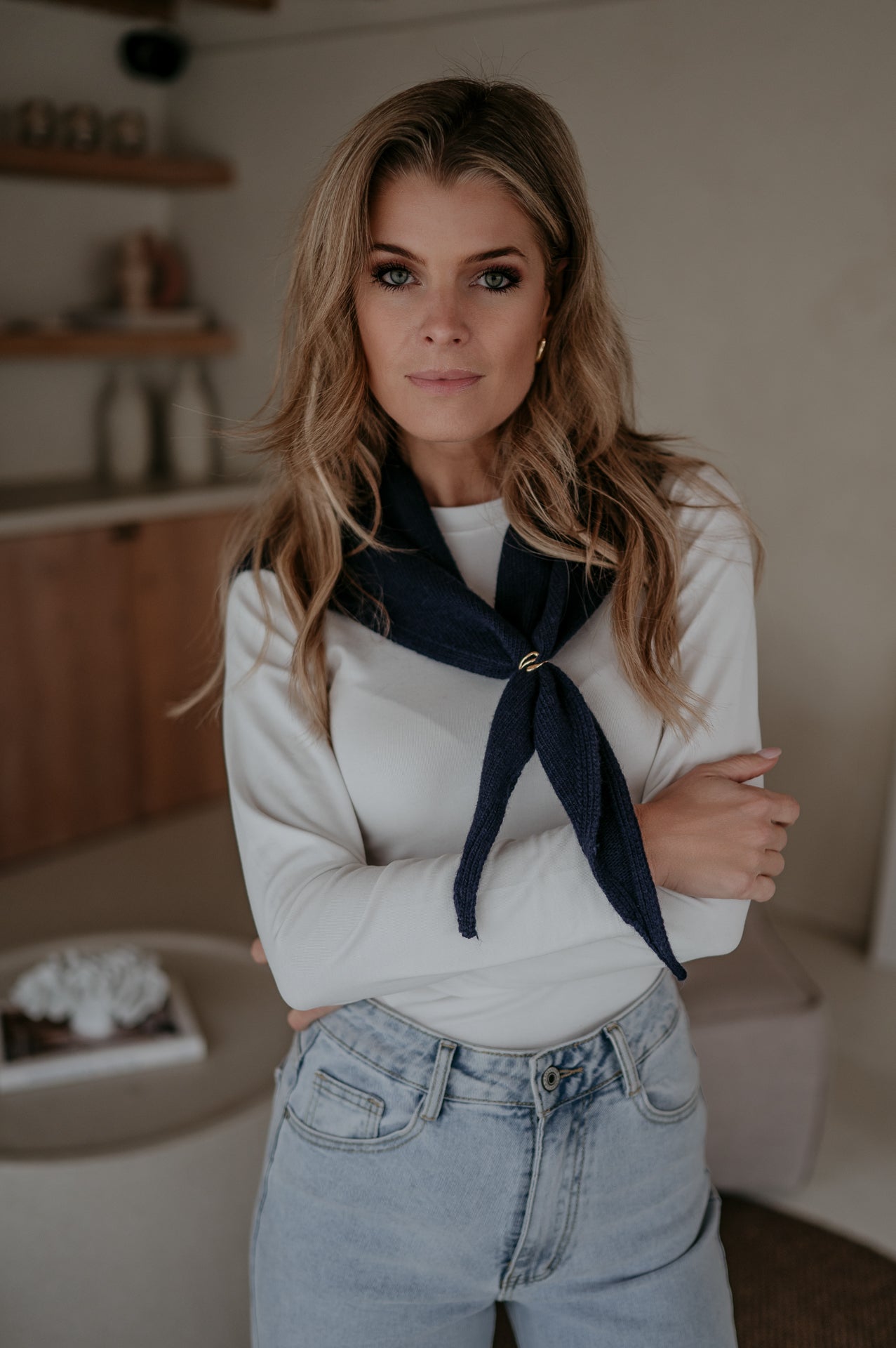 Atture scarf I Navy Blue - Wild Souls by JV® - 