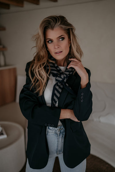 Atture scarf I Navy & Grey - Wild Souls by JV® - 