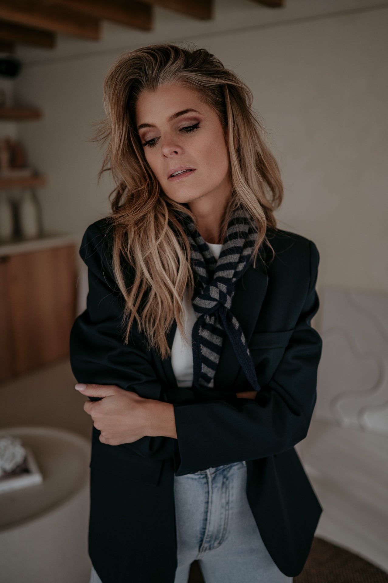 Atture scarf I Navy & Grey - Wild Souls by JV® - 