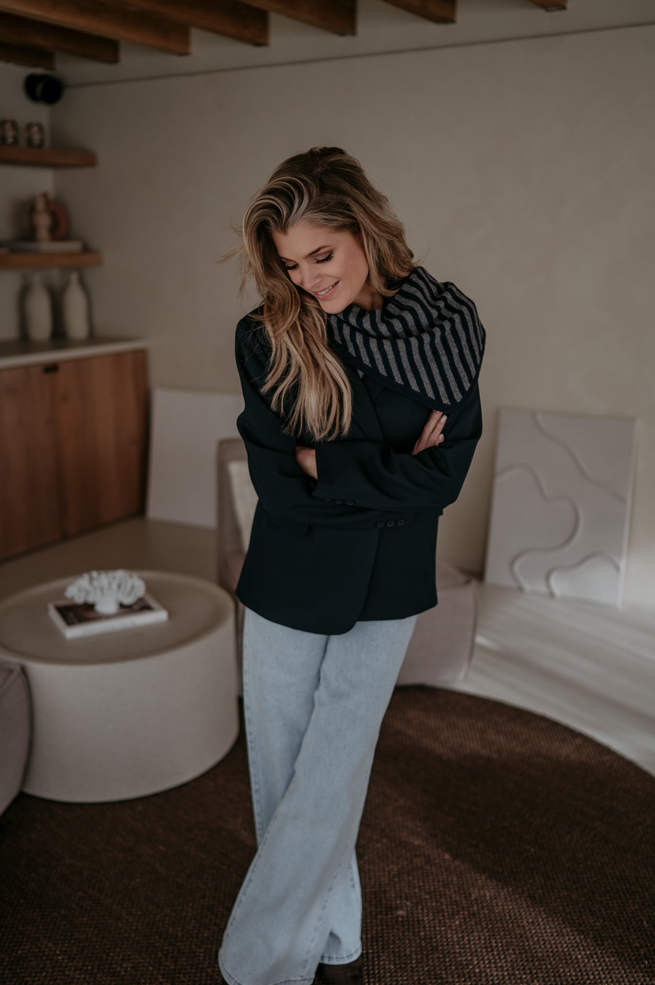 Atture scarf I Navy & Grey - Wild Souls by JV® - 