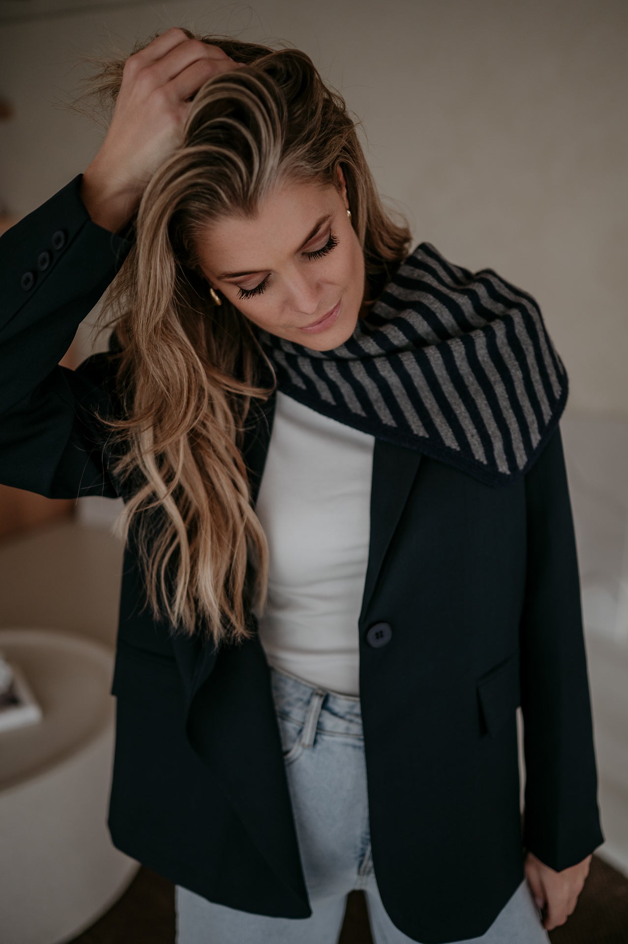 Atture scarf I Navy & Grey - Wild Souls by JV® - 