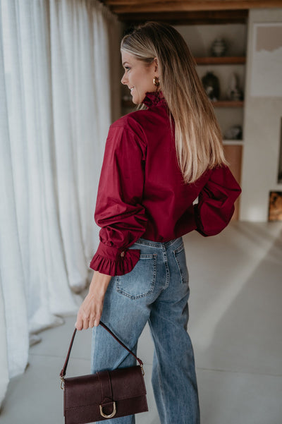 Auguro blouse I Bordeaux - Wild Souls by JV® - Blouses