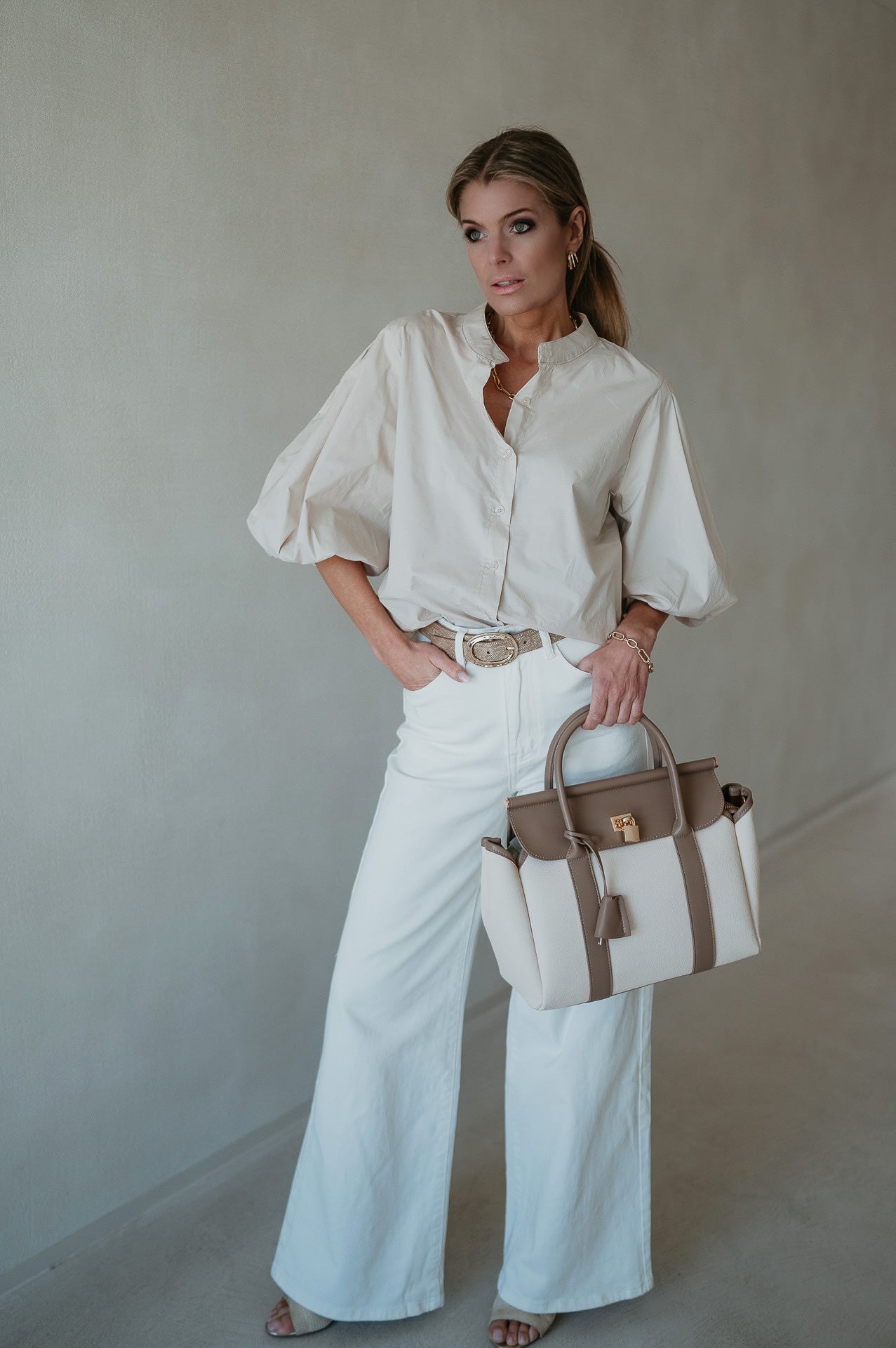 Aurelia blouse I Beige - Wild Souls by JV® - Blouses