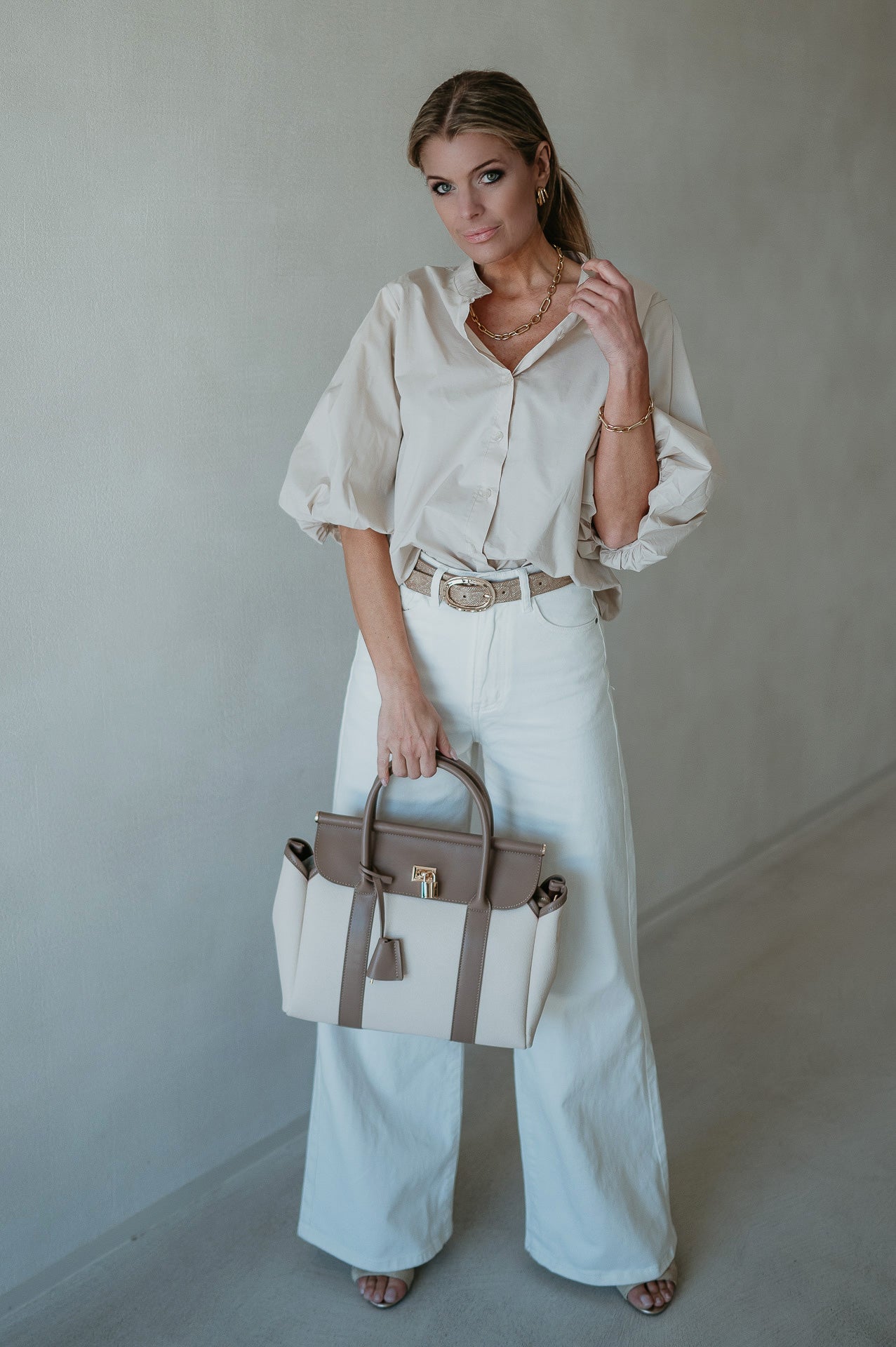 Aurelia blouse I Beige - Wild Souls by JV® - Blouses