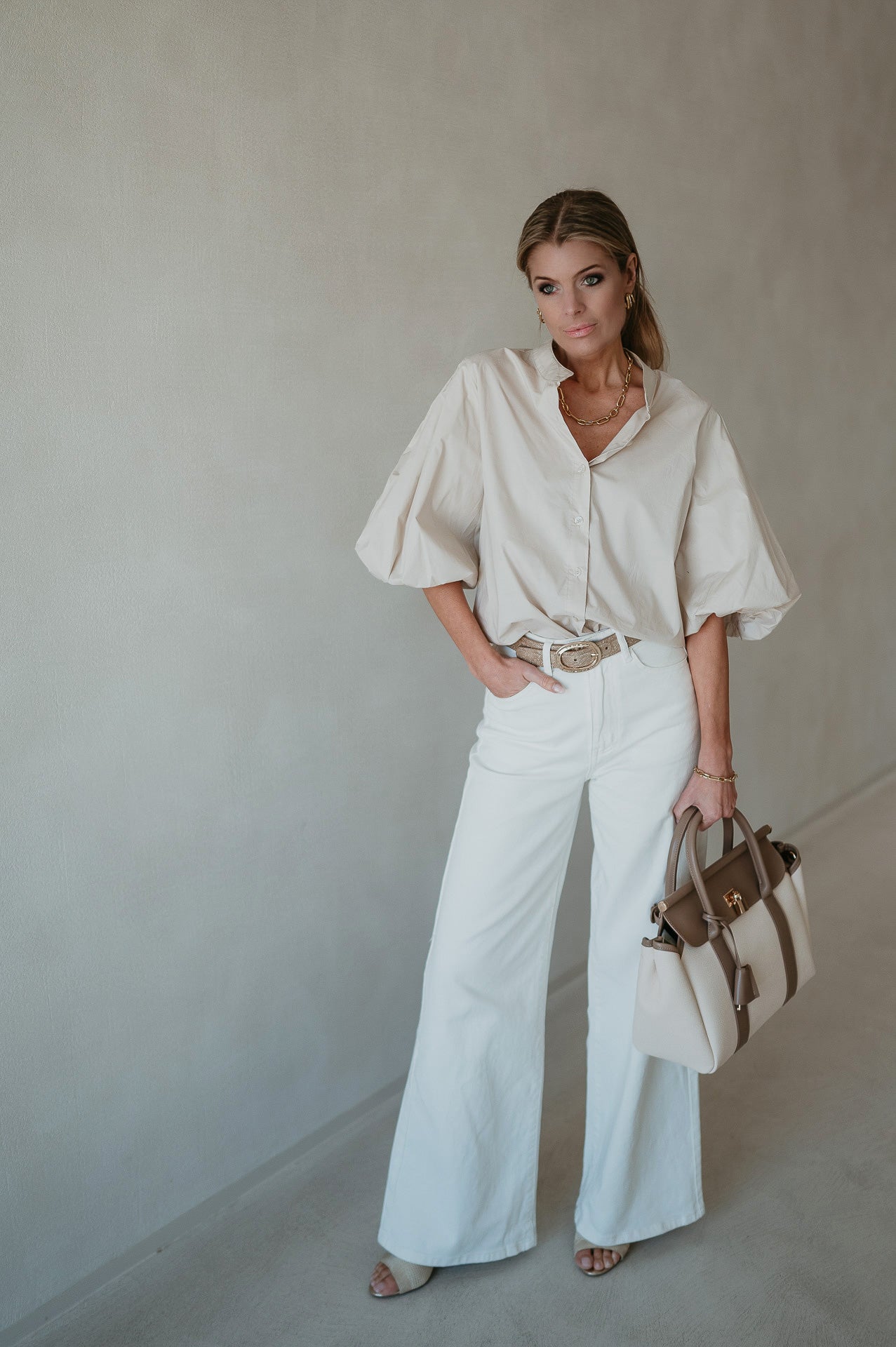 Aurelia blouse I Beige - Wild Souls by JV® - Blouses