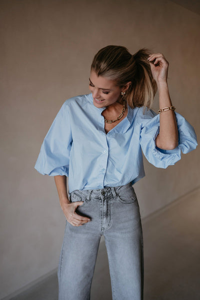 Aurelia blouse I Blue - Wild Souls by JV® - Blouses