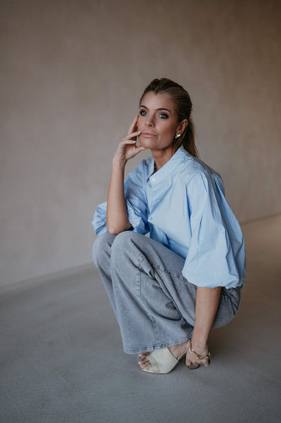 Aurelia blouse I Blue - Wild Souls by JV® - Blouses