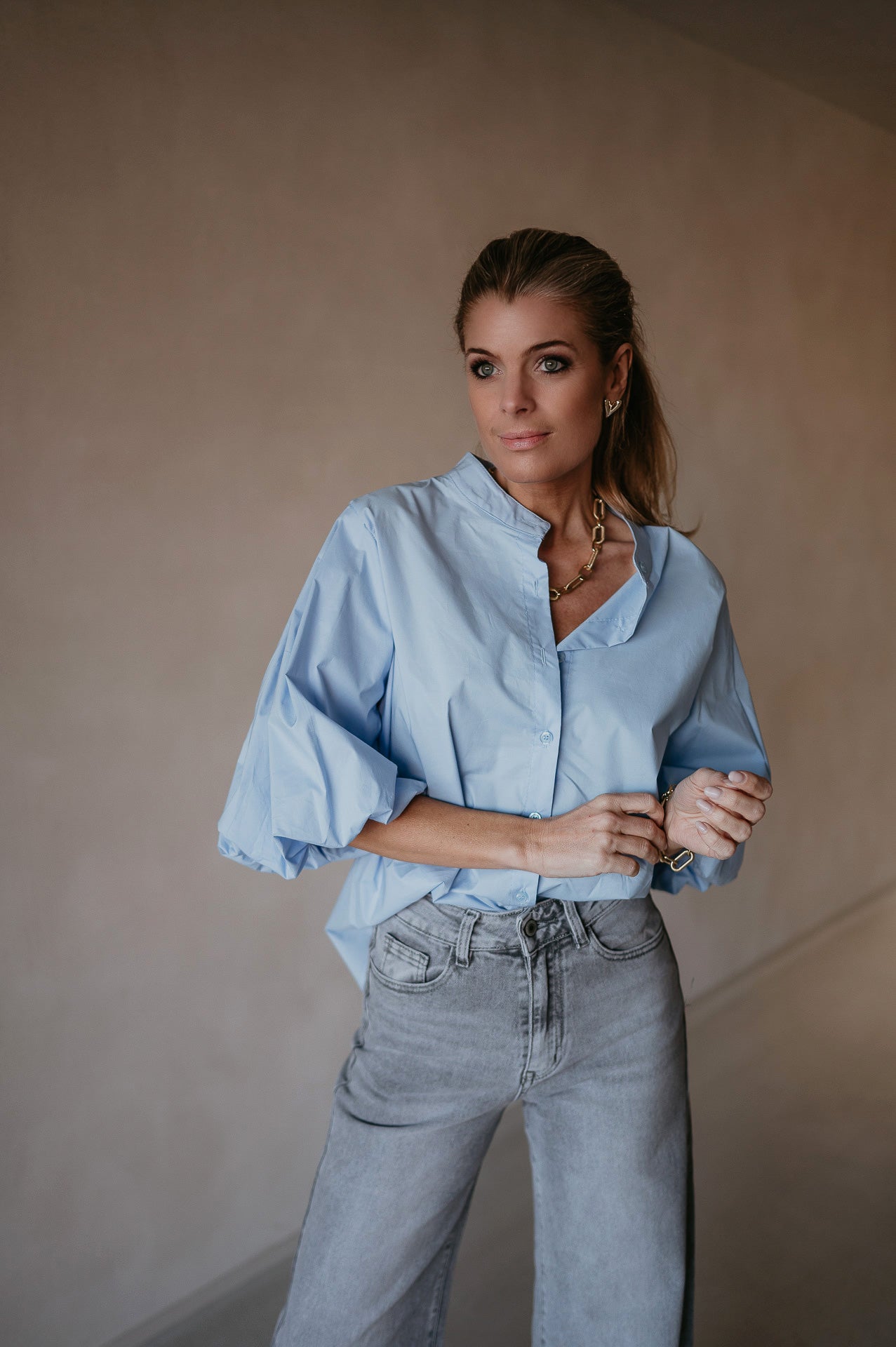 Aurelia blouse I Blue - Wild Souls by JV® - Blouses