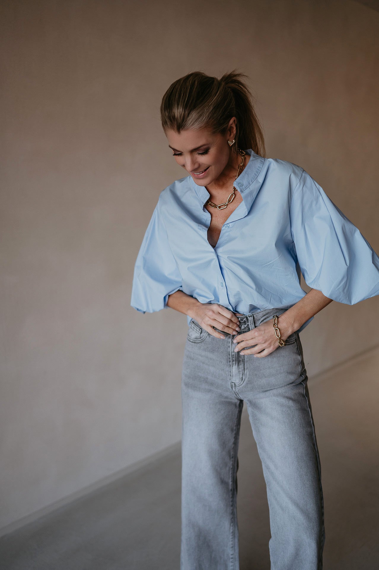 Aurelia blouse I Blue - Wild Souls by JV® - Blouses