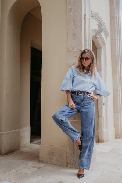 Aurelia blouse I Blue - Wild Souls by JV® - Blouses