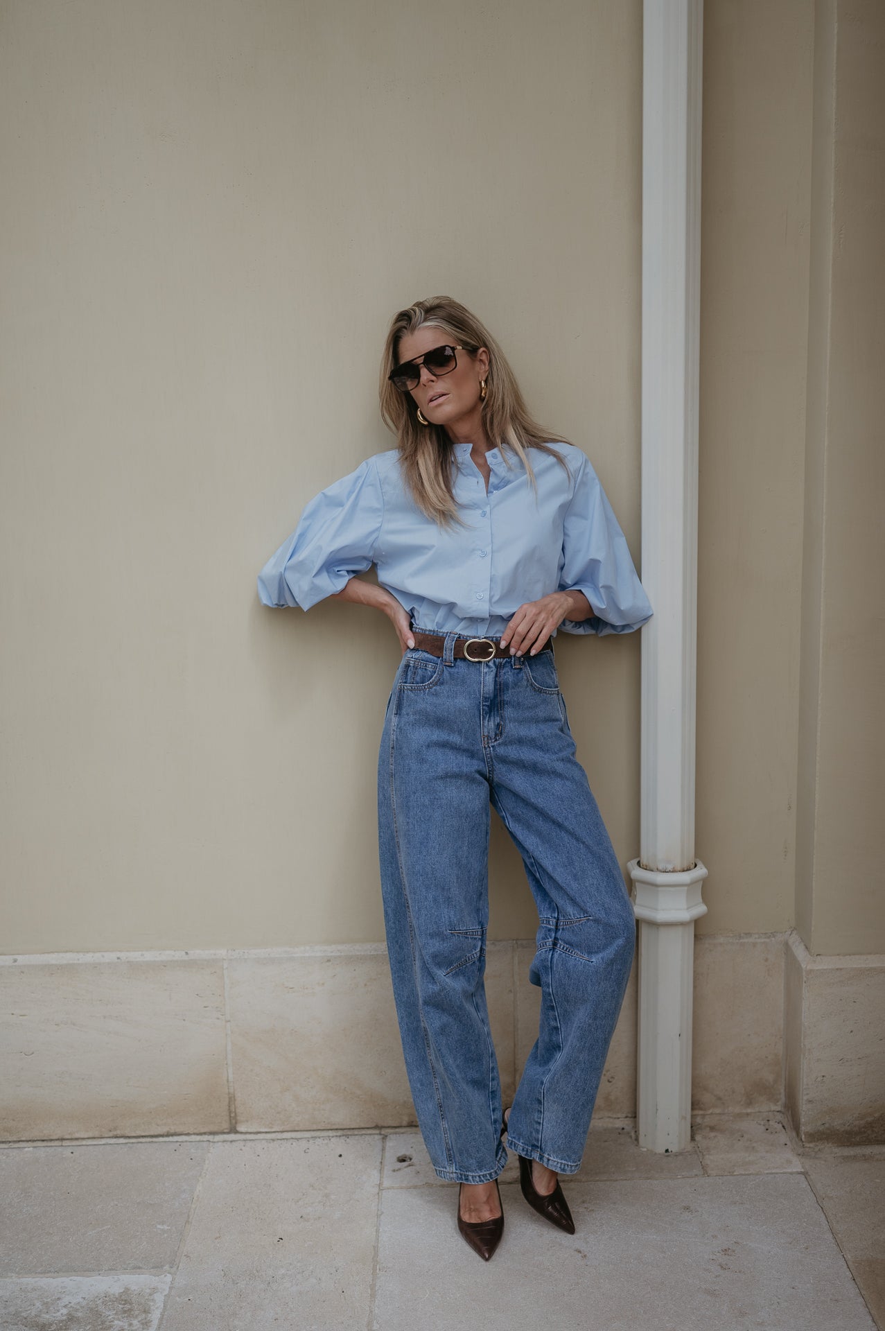 Aurelia blouse I Blue - Wild Souls by JV® - Blouses