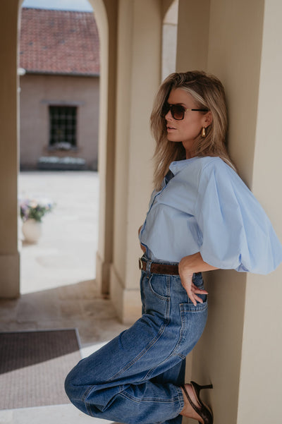 Aurelia blouse I Blue - Wild Souls by JV® - Blouses