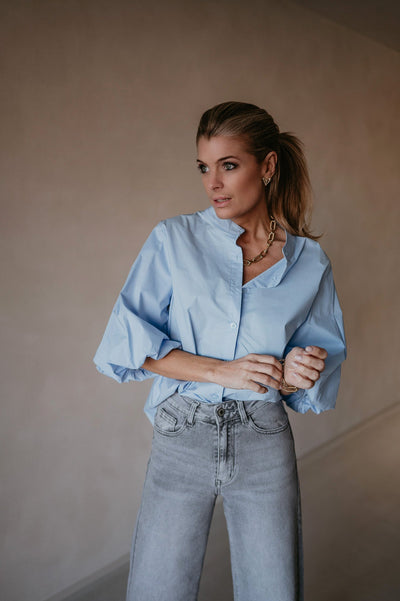 Aurelia blouse I Blue - Wild Souls by JV® - Blouses
