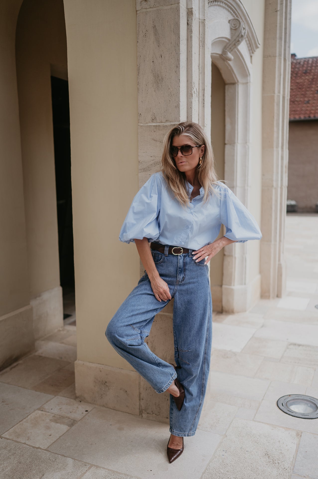 Aurelia blouse I Blue - Wild Souls by JV® - Blouses