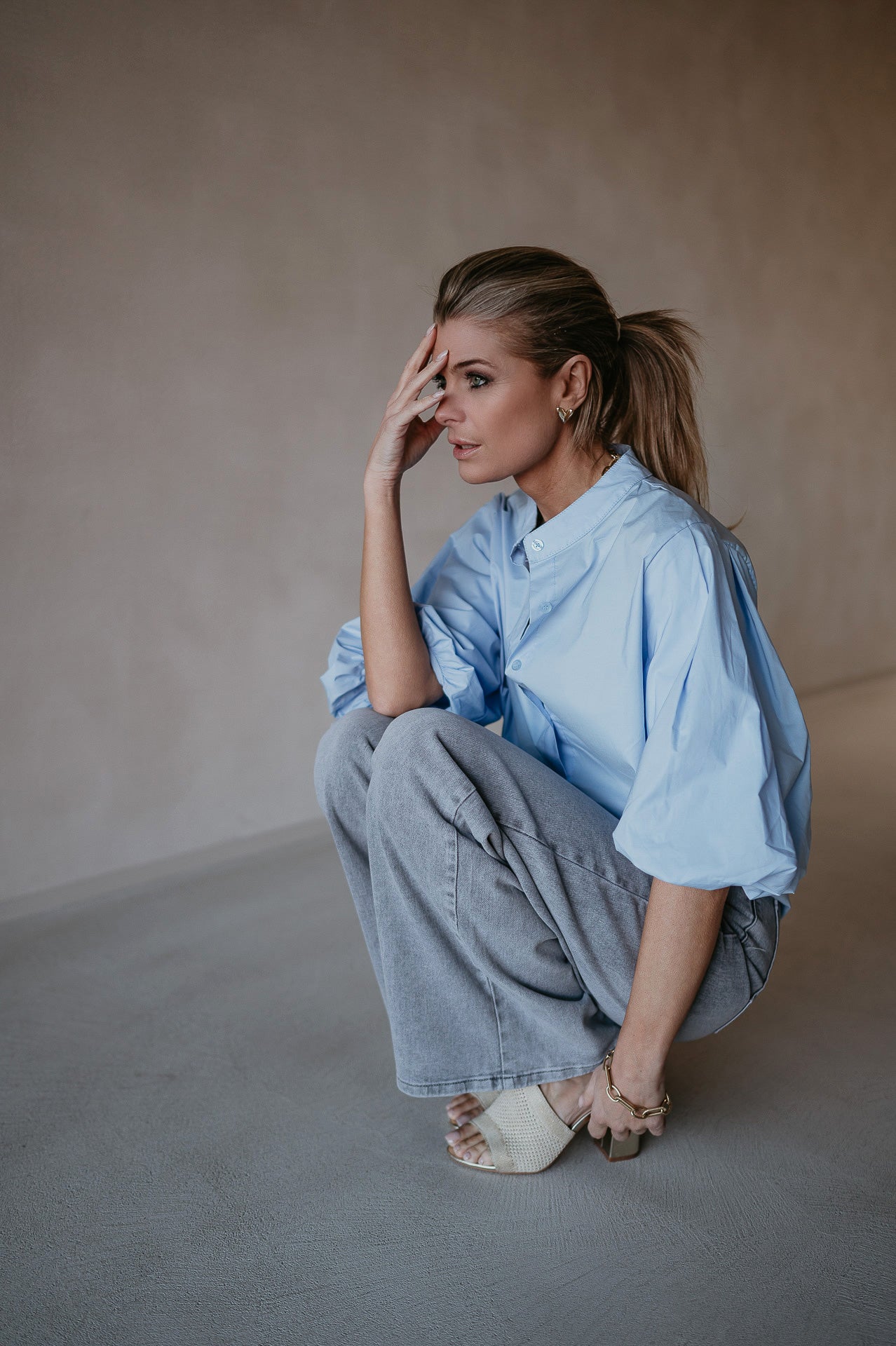 Aurelia blouse I Blue - Wild Souls by JV® - Blouses