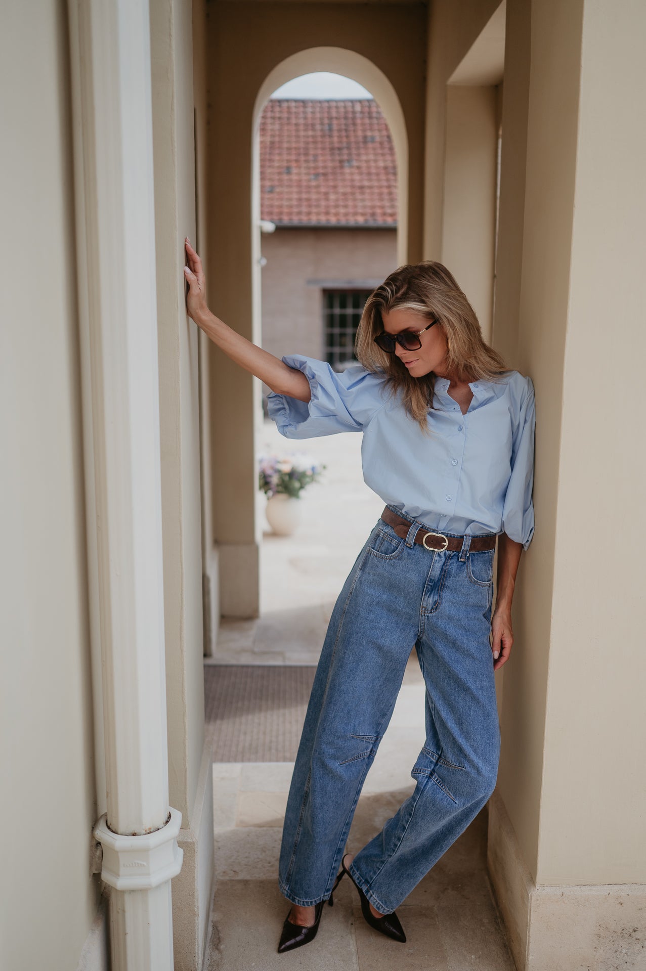 Aurelia blouse I Blue - Wild Souls by JV® - Blouses