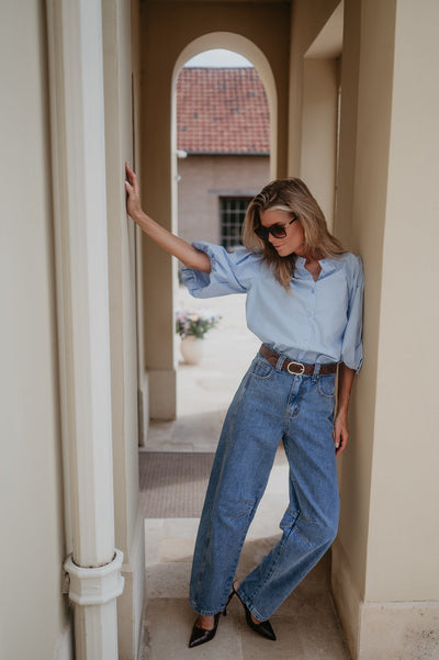 Aurelia blouse I Blue - Wild Souls by JV® - Blouses