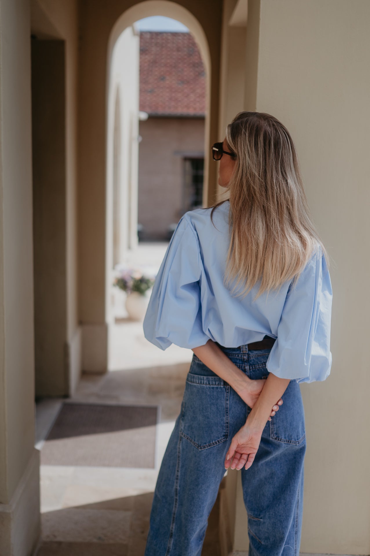 Aurelia blouse I Blue - Wild Souls by JV® - Blouses