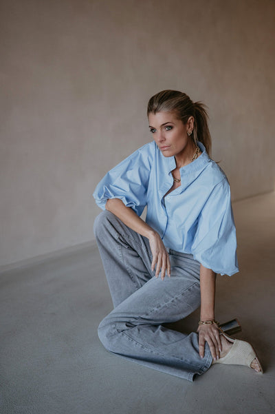 Aurelia blouse I Blue - Wild Souls by JV® - Blouses