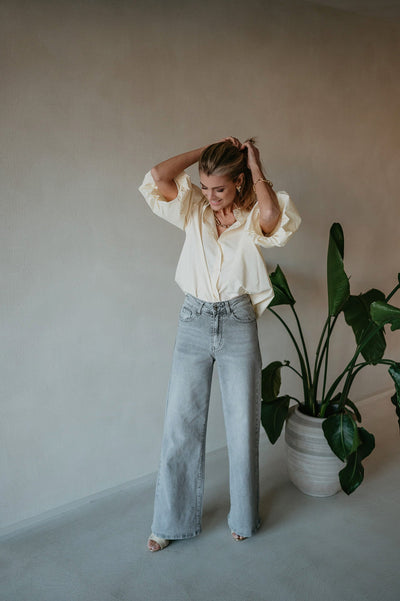 Aurelia blouse I Butter Yellow - Wild Souls by JV® - Blouses