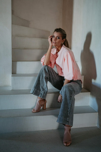 Aurelia blouse I Salmon Rose - Wild Souls by JV® - Blouses