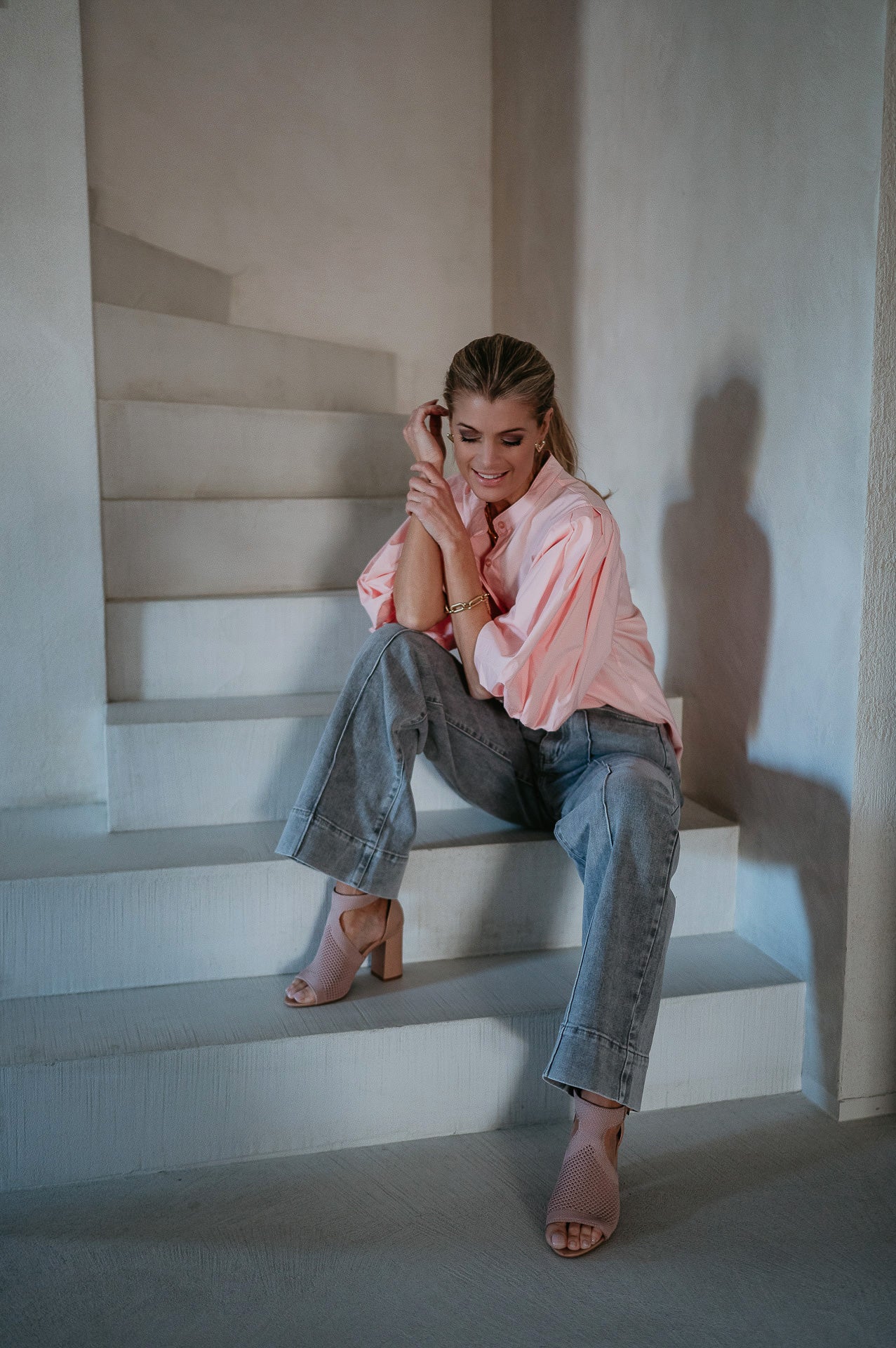 Aurelia blouse I Salmon Rose - Wild Souls by JV® - Blouses