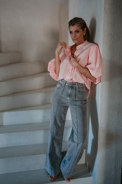 Aurelia blouse I Salmon Rose - Wild Souls by JV® - Blouses