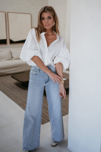 Aurelia blouse I White - Wild Souls by JV® - Blouses