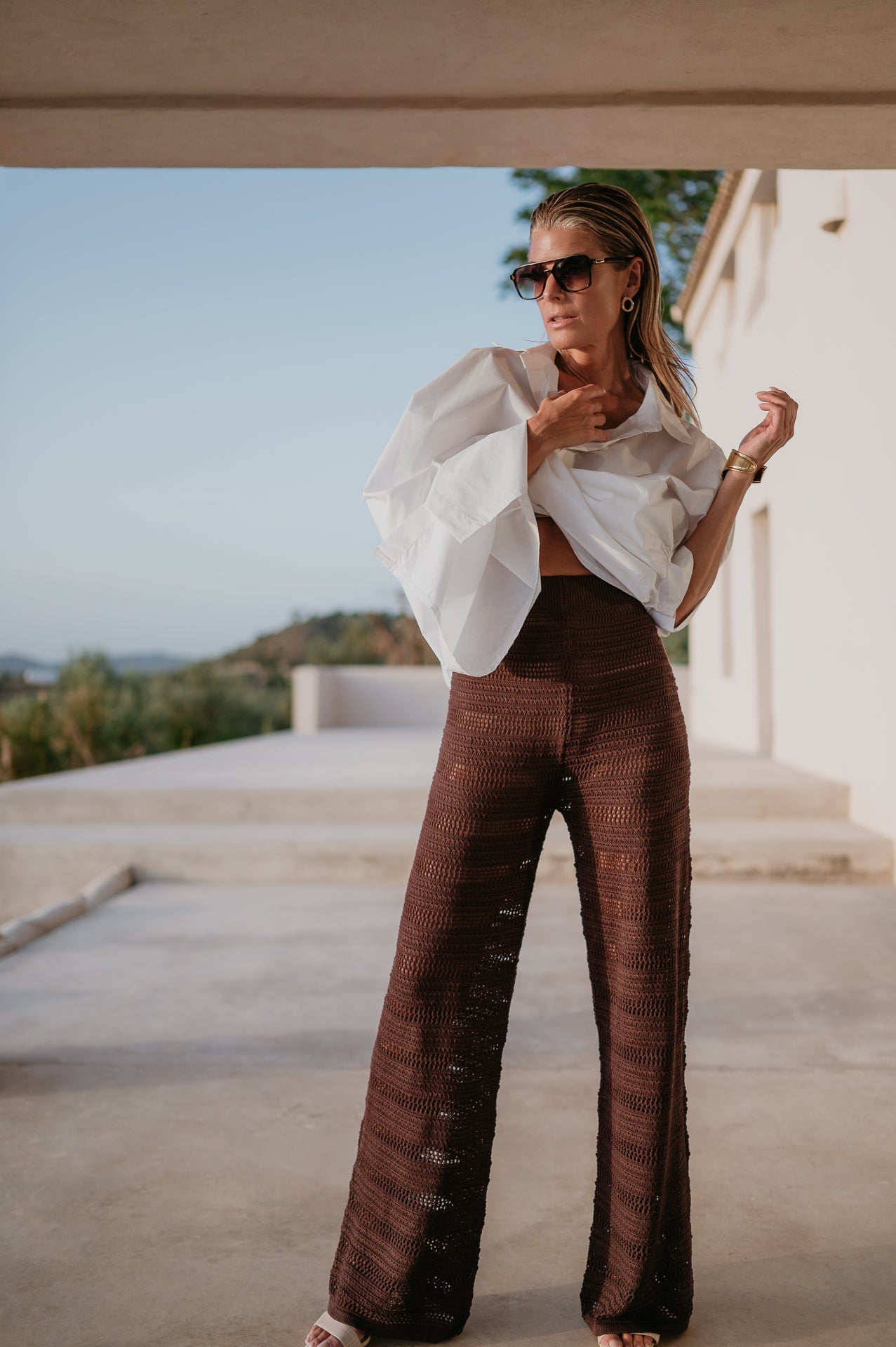 Azzardo trousers I Chocolate - Wild Souls by JV® - Trousers