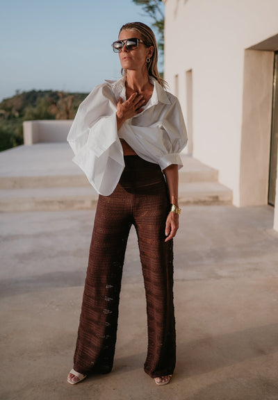 Azzardo trousers I Chocolate - Wild Souls by JV® - Trousers