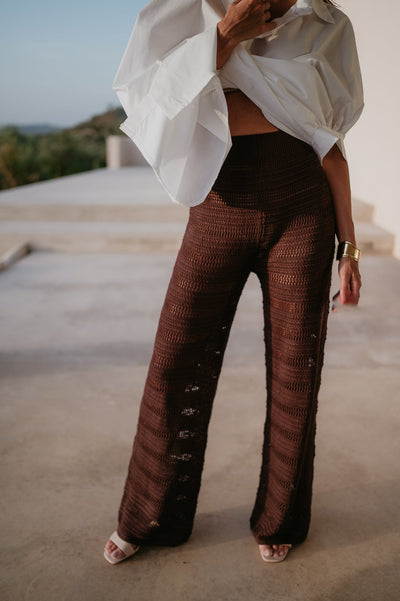 Azzardo trousers I Chocolate - Wild Souls by JV® - Trousers